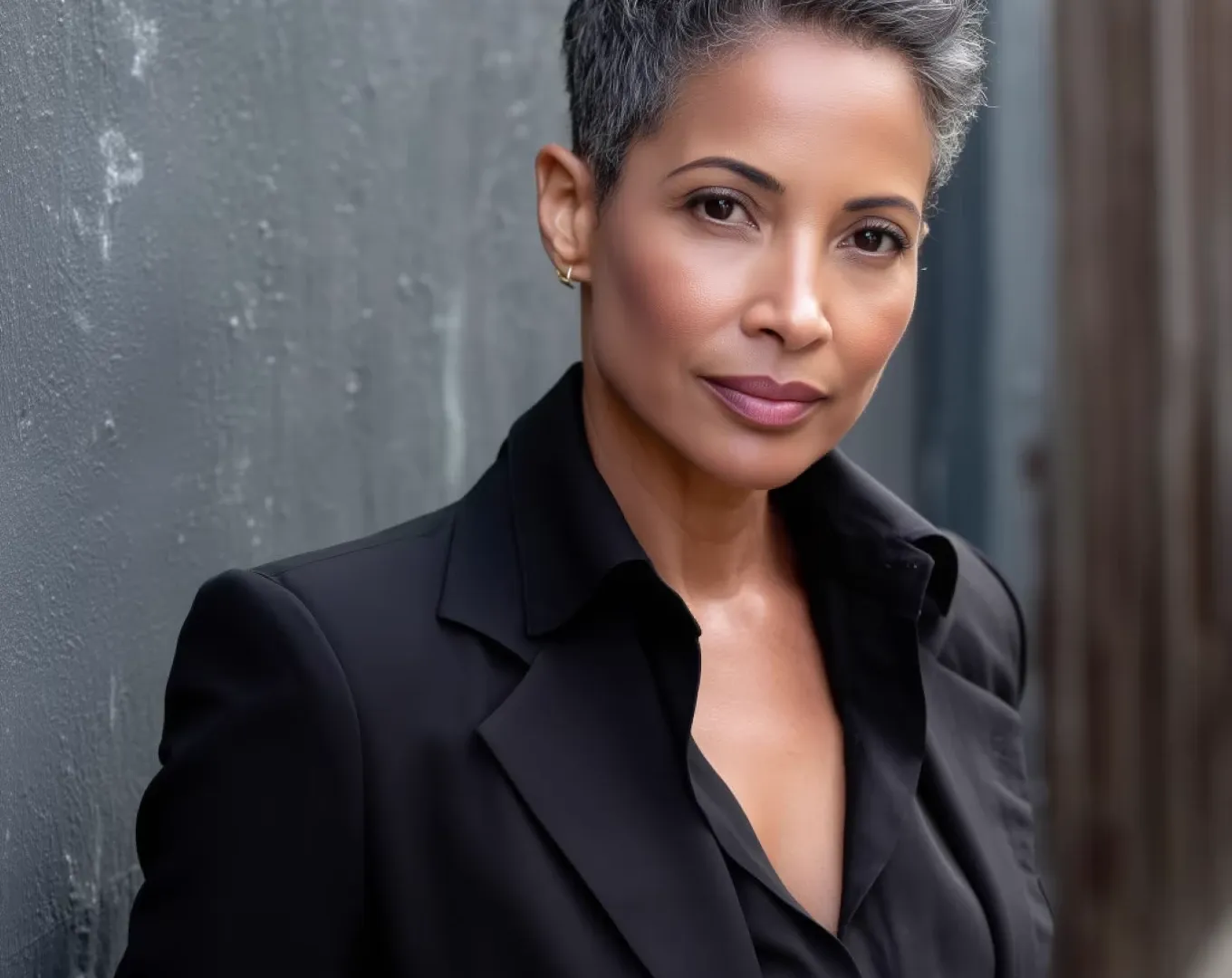 Professional woman executive in a corporate setting.
