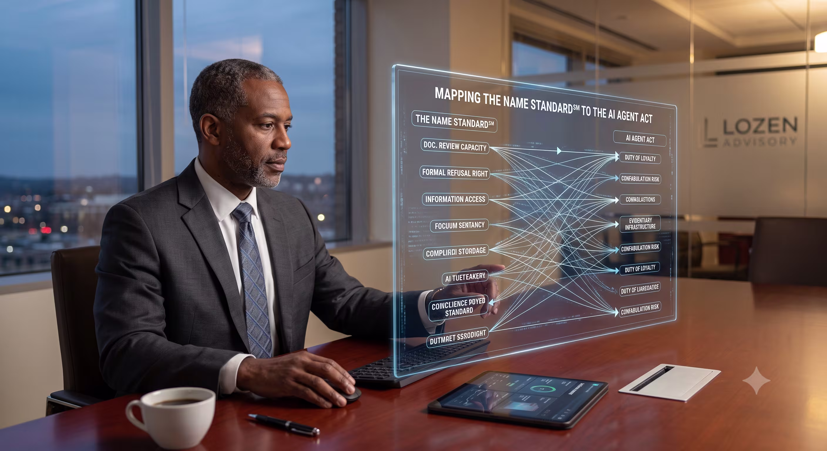 Board secretary mapping of the Name Standard℠ to the AI AGENT Act